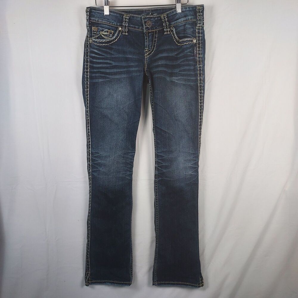 Silver Jeans Co Mckenzi Bootcut Jeans Women’s W29 L32 Distressed Denim
